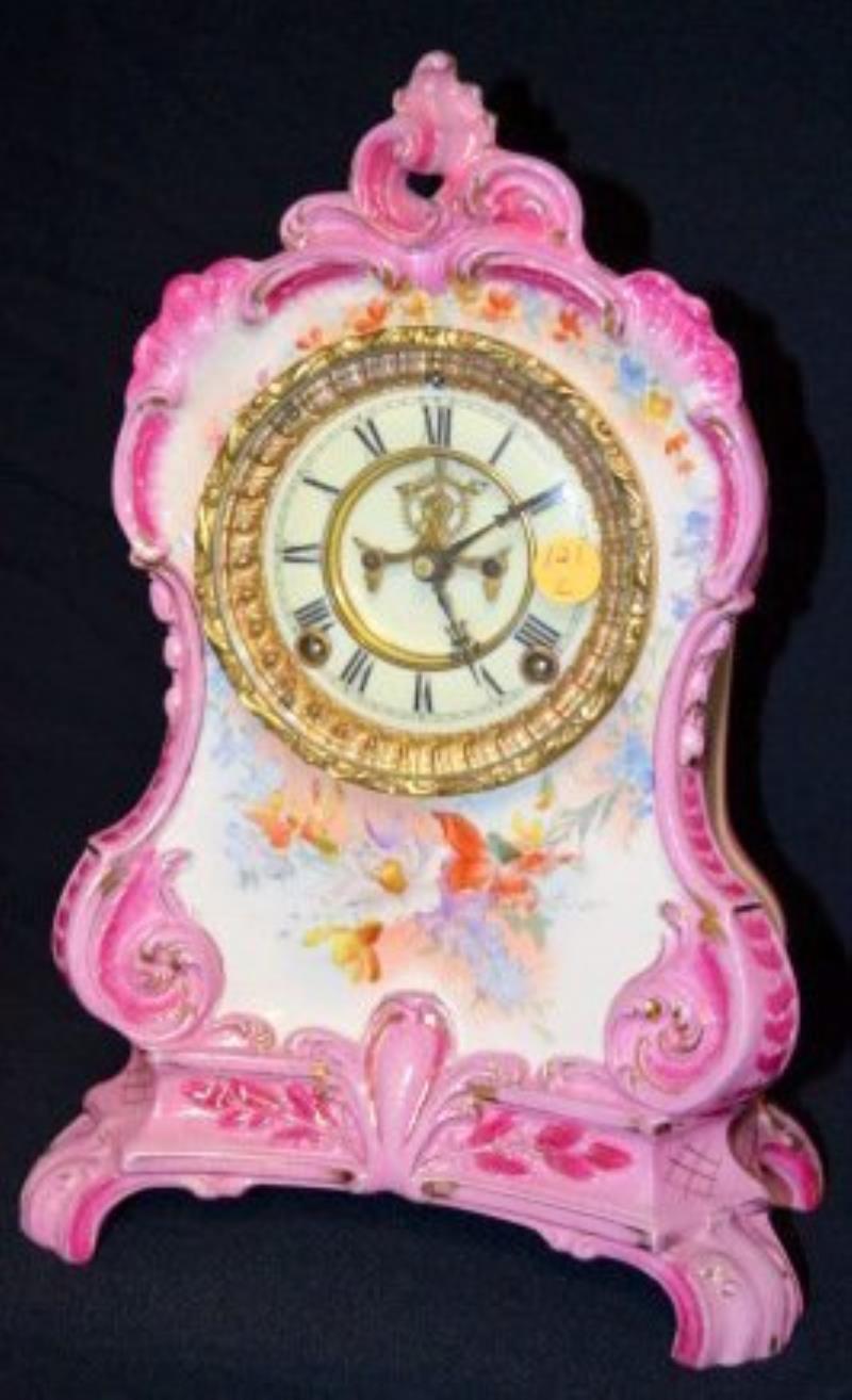 Ansonia Royal Bonn La Calle China Clock