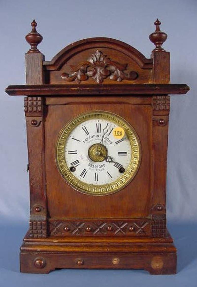 Fattorini & Sons Patent Automatic Alarm Clock NR
