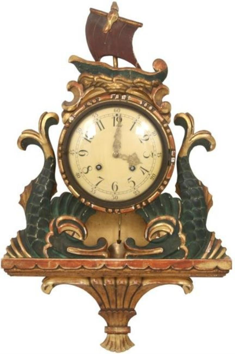 Exacta Swedish Cartel Clock