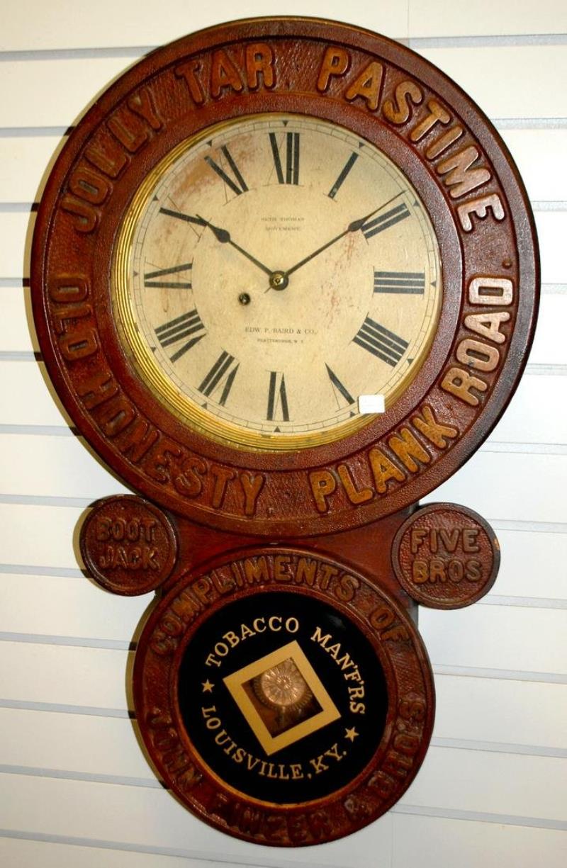Antique Baird Advertising Wall Clock