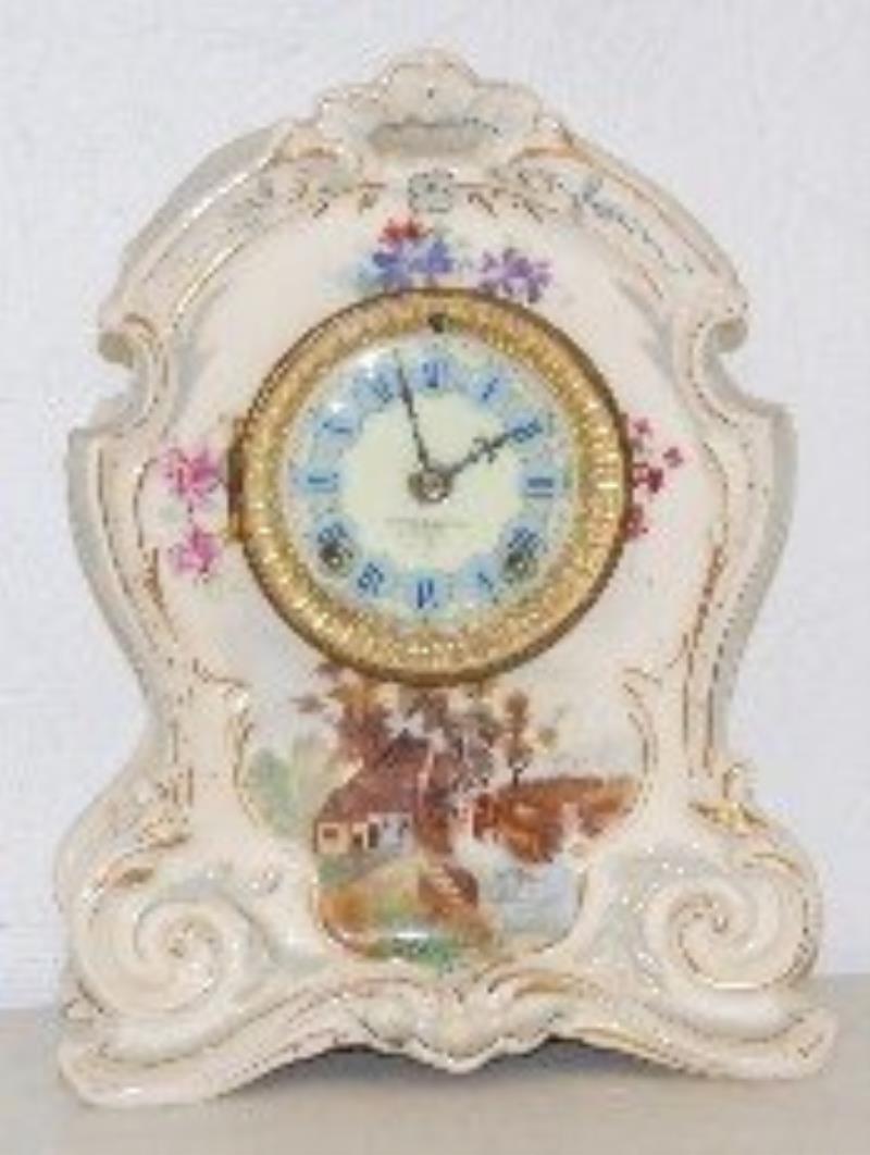 Ansonia Royal Bonn T & S China Clock