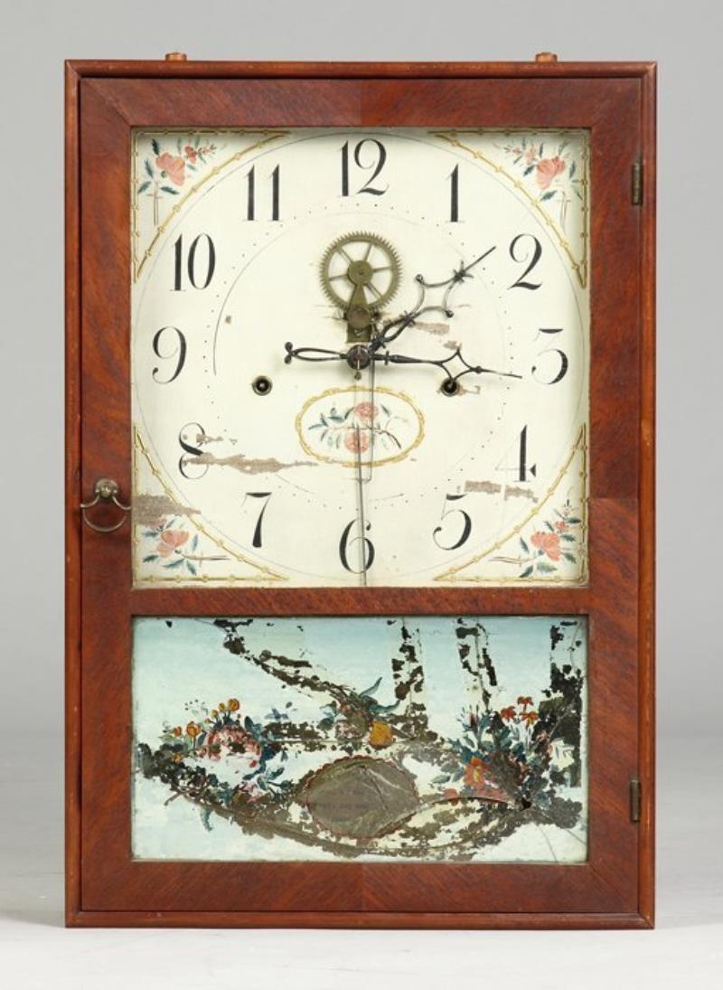 Rare, Early Open Escapement Box Clock