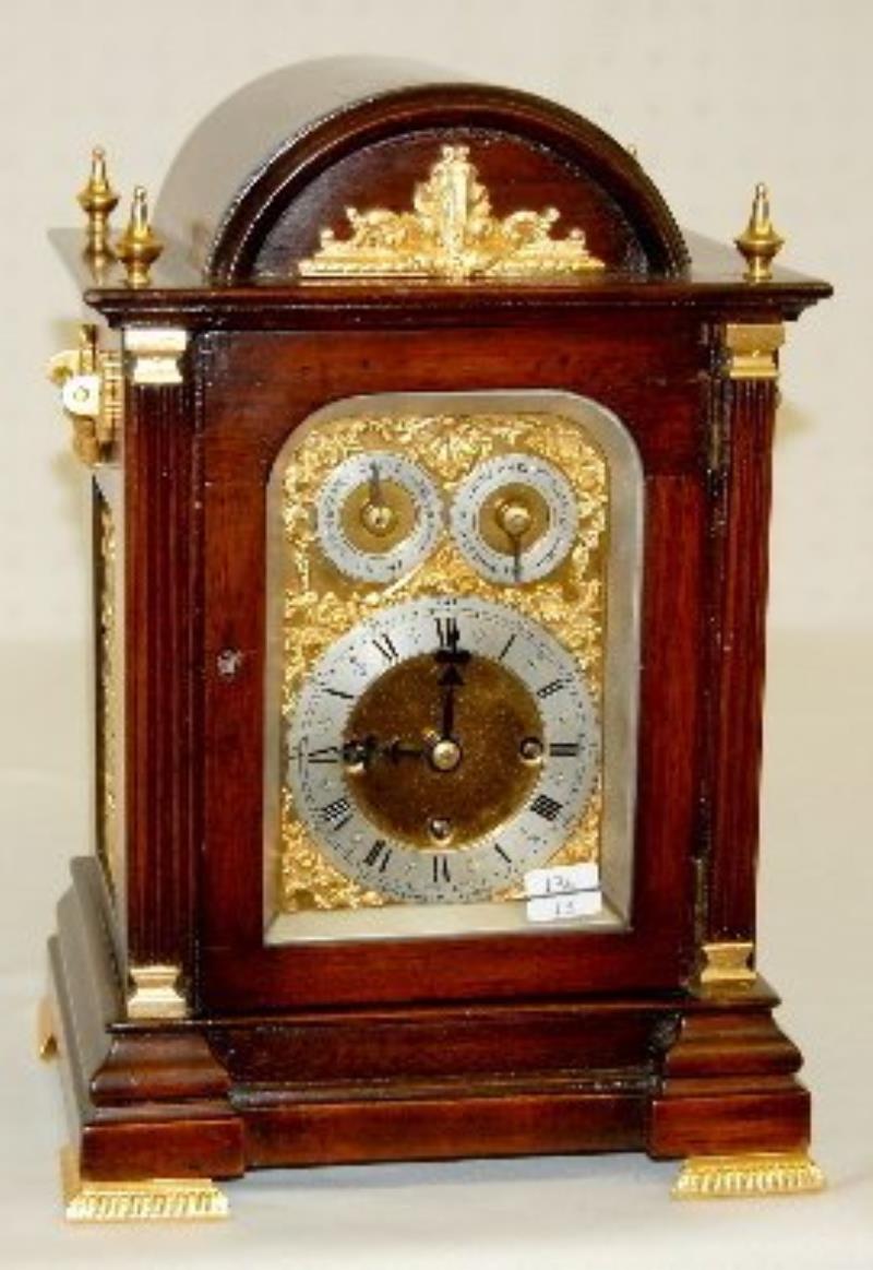 English 3 Train 8 Bell Bracket Clock