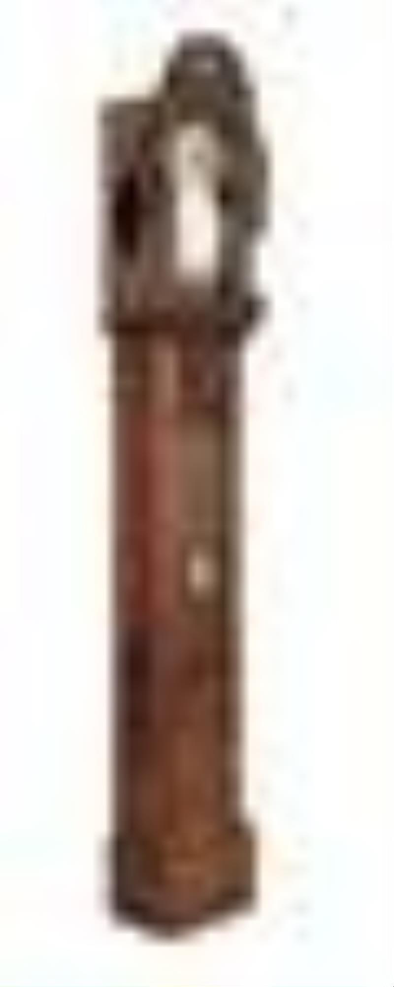 Provincial Louis XV-Style Oak Tall Case Clock