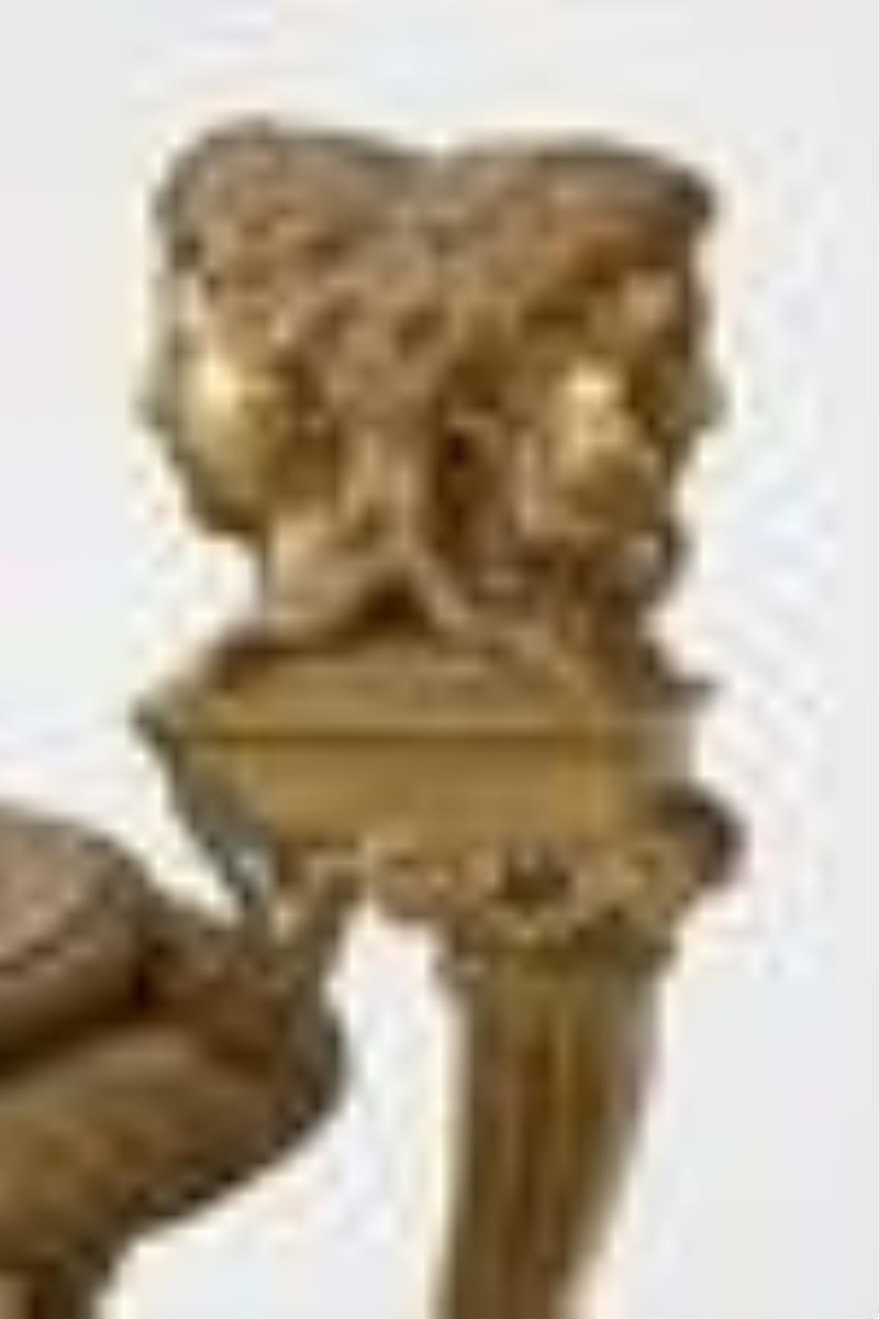A Greco-Roman Revival clock and garniture set