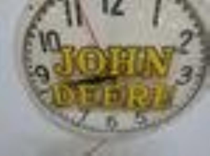 GE School clock w/ John Deere decals