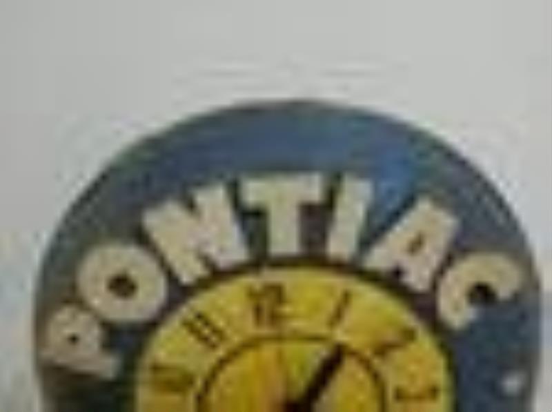 Very Rare Plastic Pontiac Sevice Dept clock