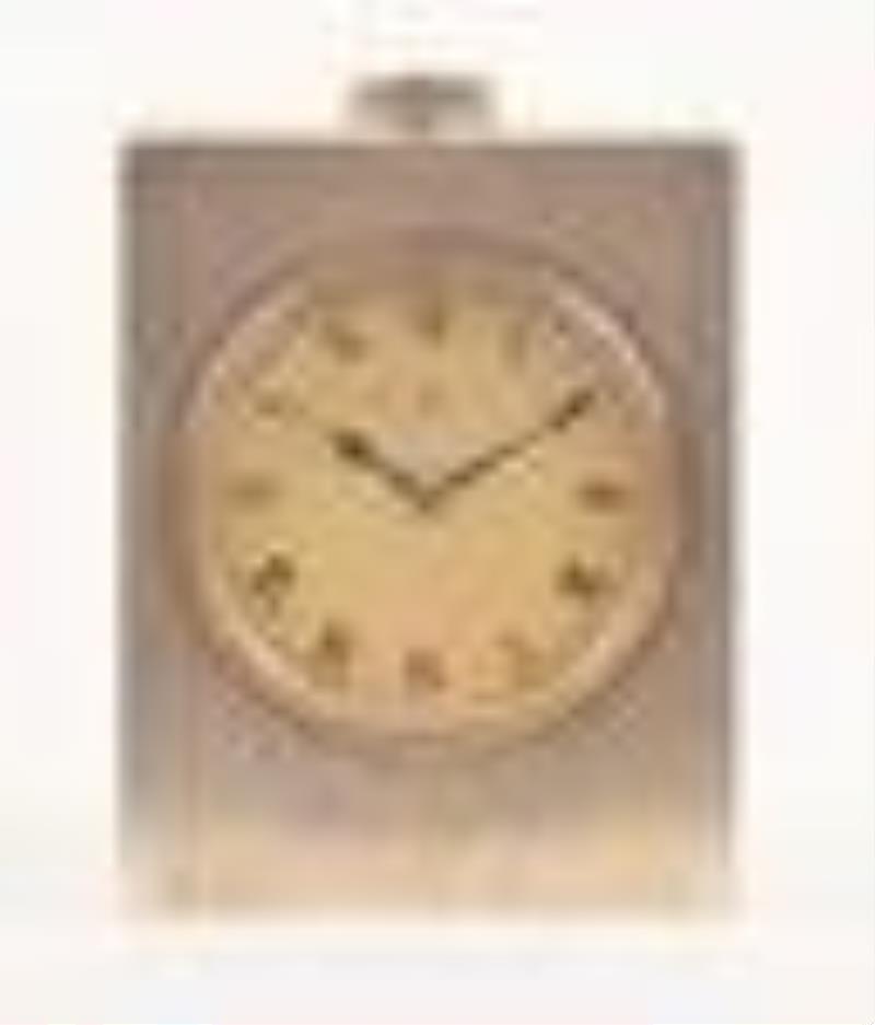 A good 20th century minute repeating travel clock signed Spaulding & Co. Paris