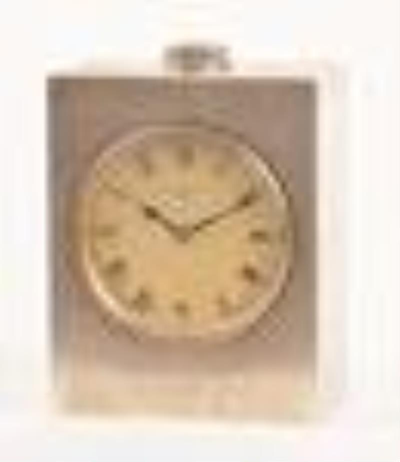 A good 20th century minute repeating travel clock signed Spaulding & Co. Paris