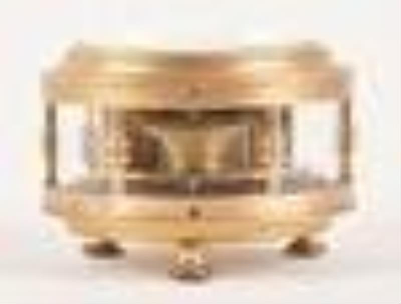 An interesting cylindrical table clock with unusual lever escapement