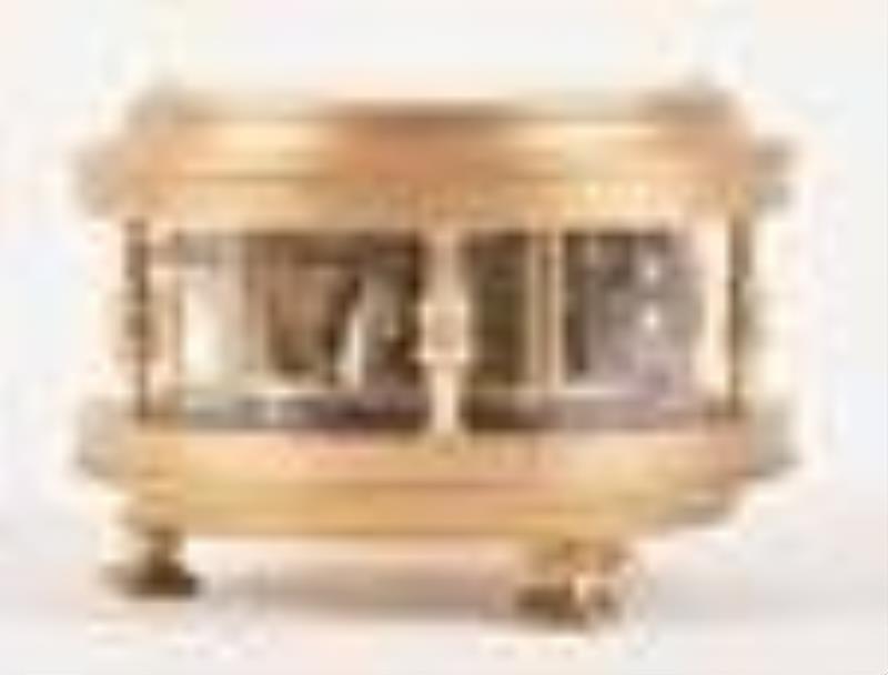 An interesting cylindrical table clock with unusual lever escapement