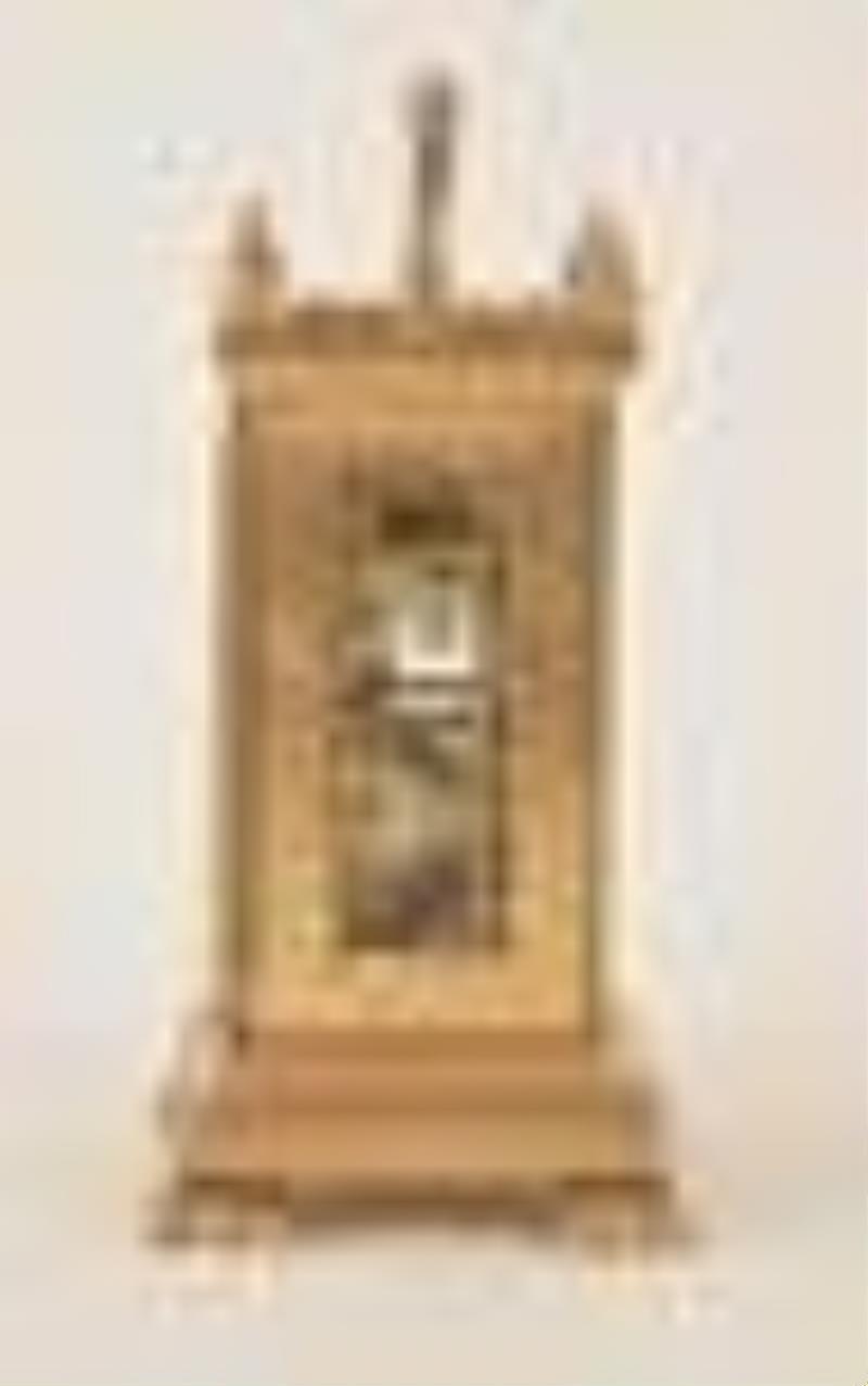 A mid 19th century English carriage clock