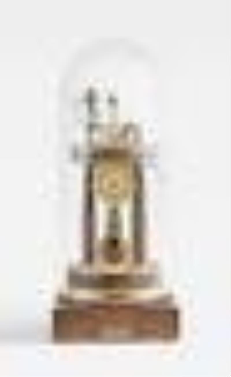 A rare amboyna and gilt bronze orrery clock with music box signed Raingo Freres