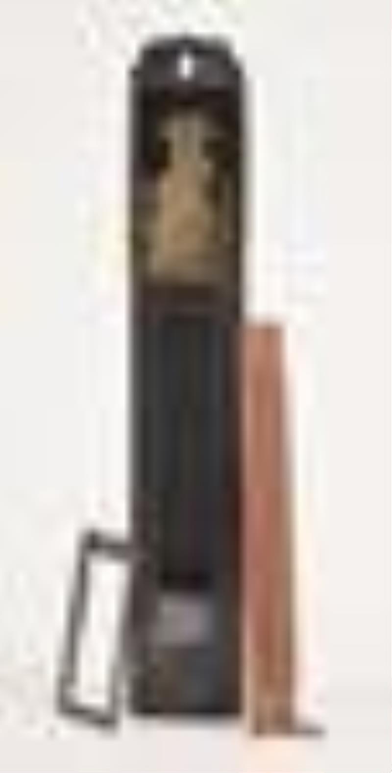 A small, late 19th century Japanese Wadokei or pillar clock