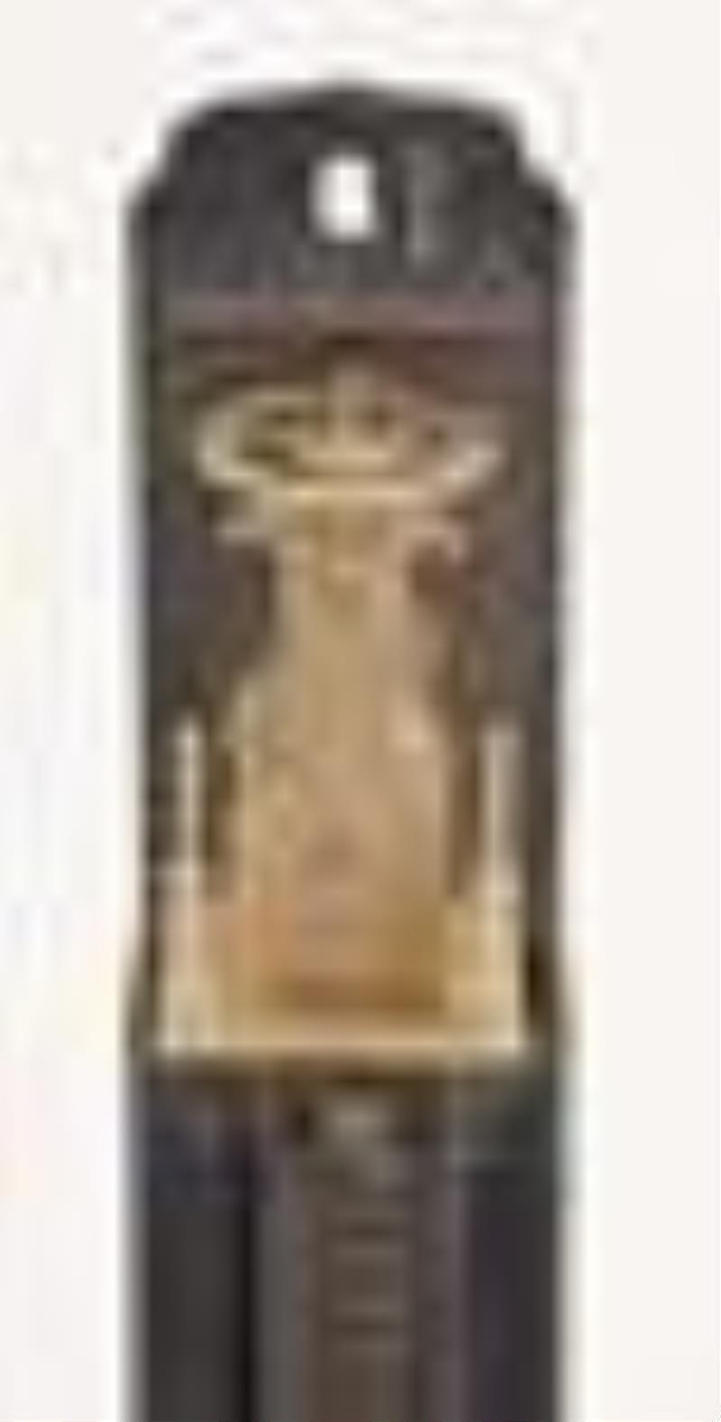 A small, late 19th century Japanese Wadokei or pillar clock