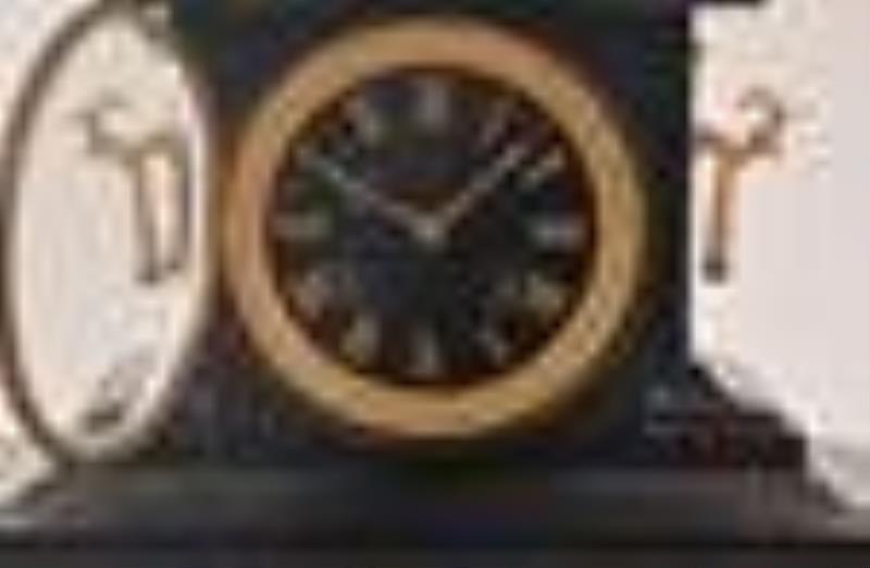 A late 19th century swinging mystery clock by Guilmet with crank and stirrup escapement
