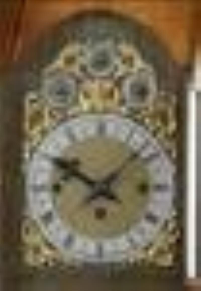 A monumental late 19th century quarter chiming bracket clock by Reinhold Schnekenburger
