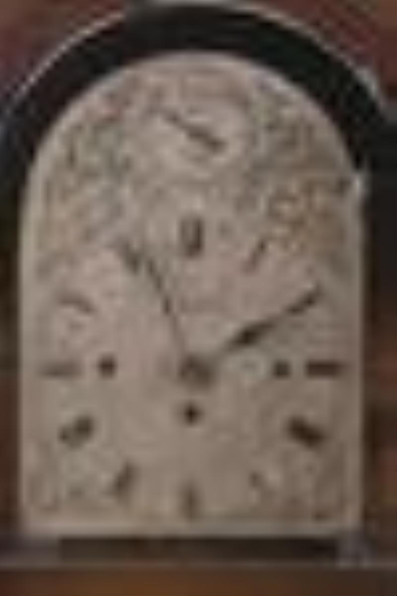 English Three Train Bracket Clock Signed G. Winter