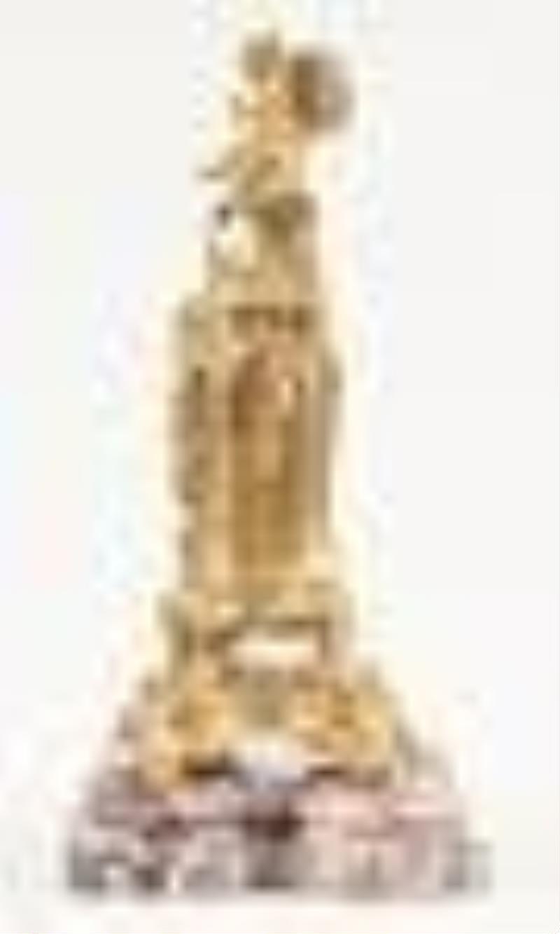 A good late 19th century French mantel clock in the rococo style signed Emile Colin & Cie