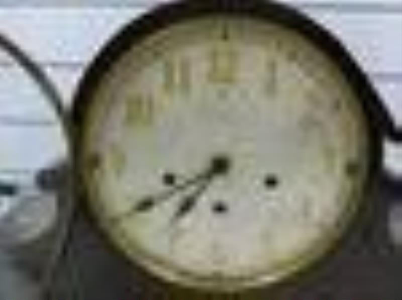 Tiffany & Co. Mahogany Humpback Mantle Clock