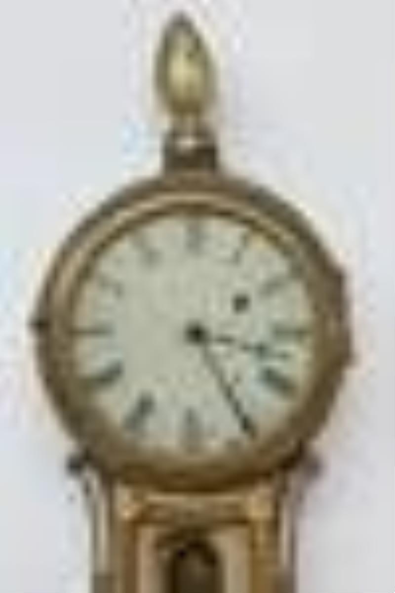 Federal \\\”Patent Timepiece\\\” Banjo Clock, early 19th Century