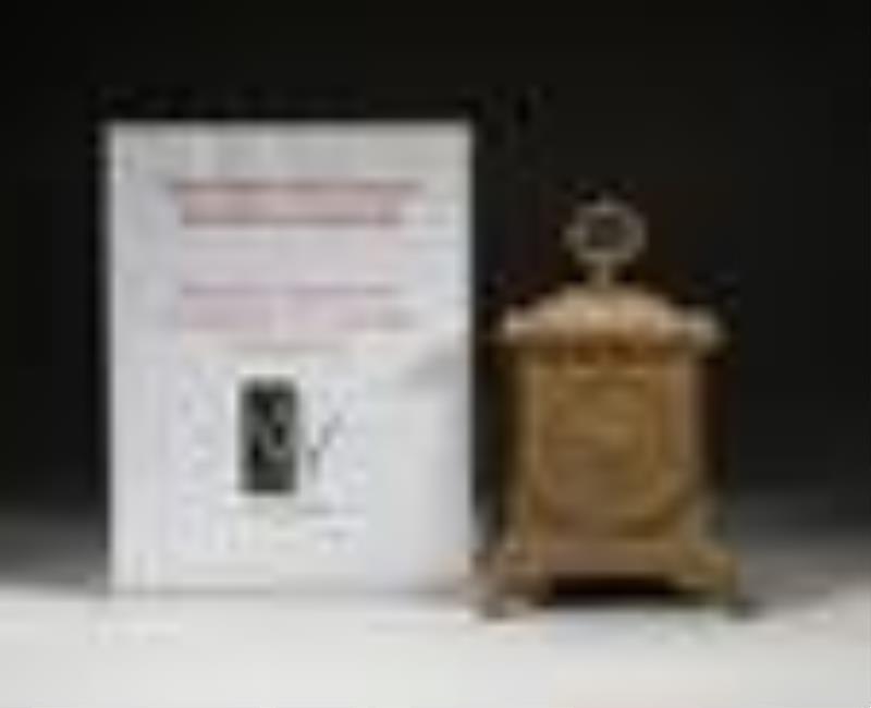 Collectible Gilt Bronze Table Clock