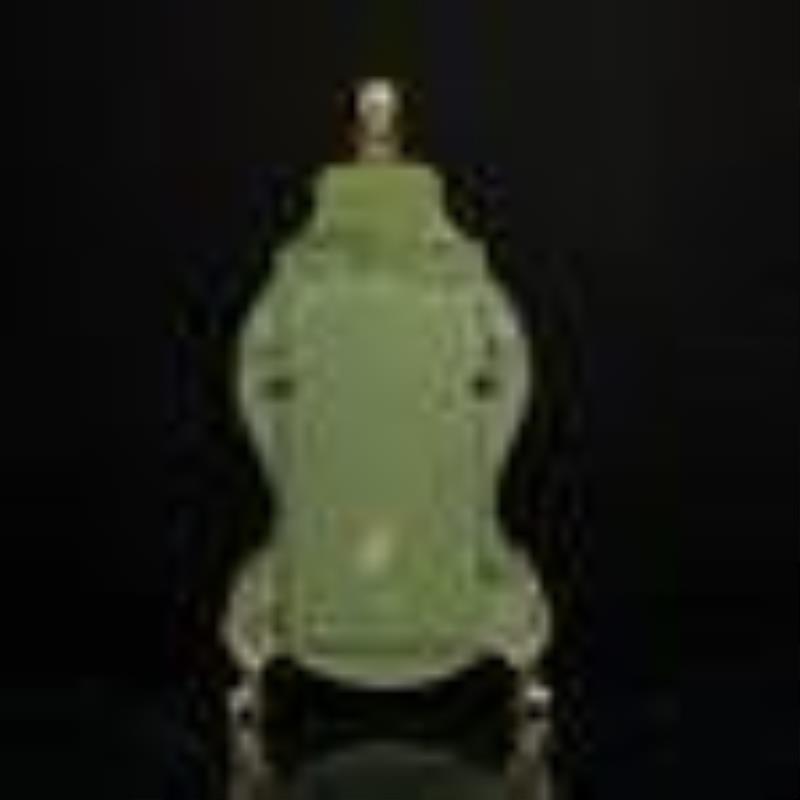 Swiss Painted Metal & Gilt Bronze Table Clock
