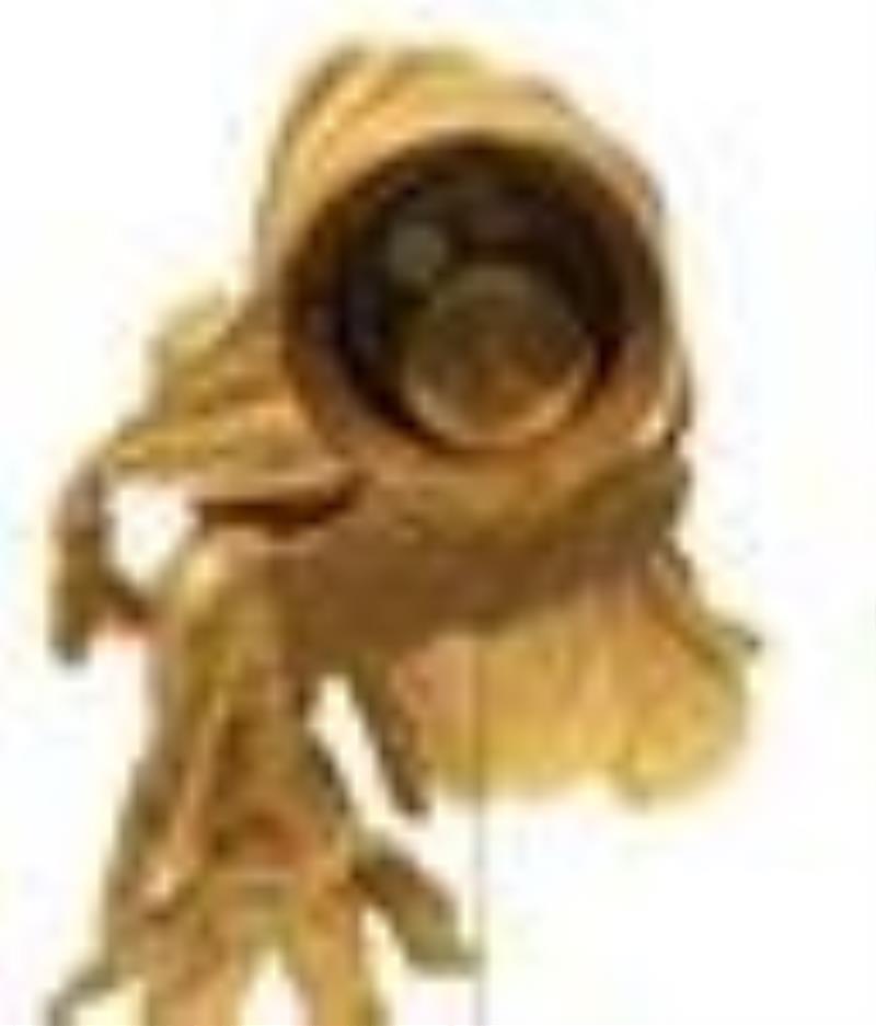 Fine Empire Gilt Bronze Figural Mantel Clock