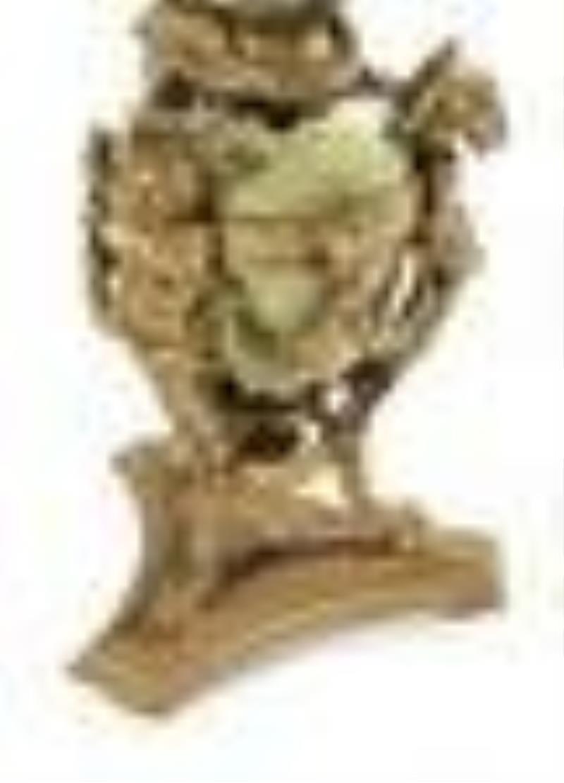 Louis XVI-Style Porcelain and Gilt Bronze Clock