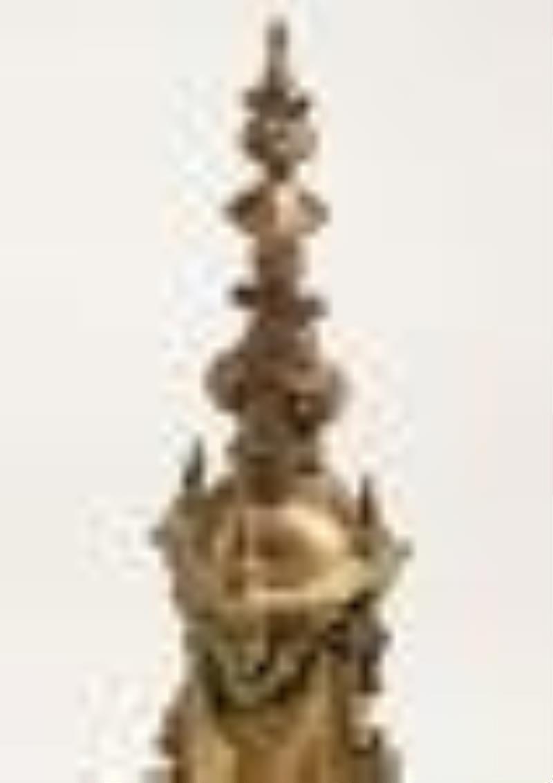 French Gilt Bronze Clock