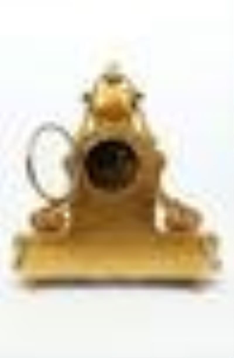 French Ormolu Bronze Sevres Porcelain Mantle Clock
