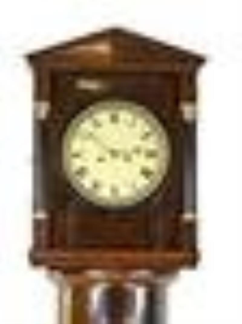 Antique German grandfather clock, H 235 cm.