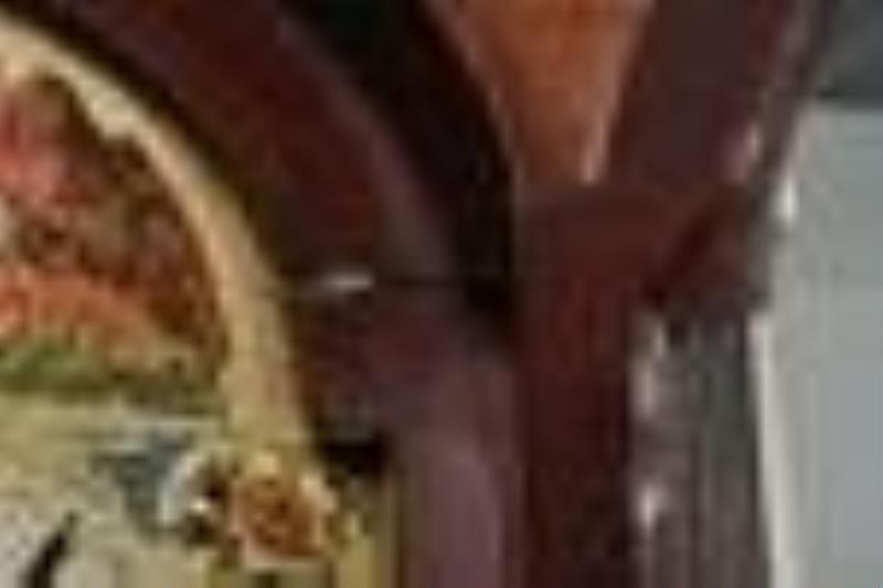 Georgian Inlaid Mahogany Tall Case Clock