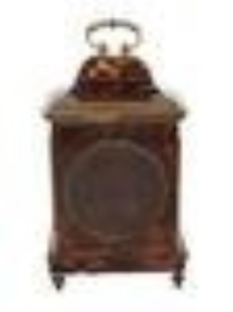 A Scottish Gilt Bronze and Tortoise Shell Mounted Bracket Clock