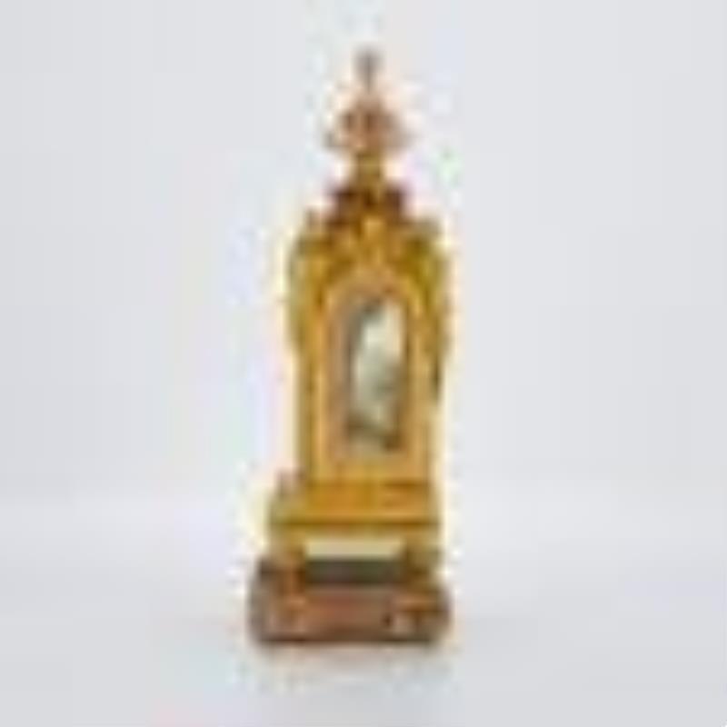 Louis XVI Style French Porcelain Bronze Mantel Clock