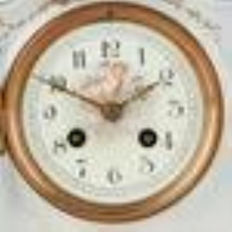 French Marti Medaille De Bronze Mantle Clock