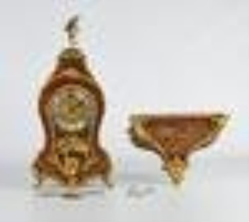 Extravagant Boulle Gilded Bracket Clock ca. 1860
