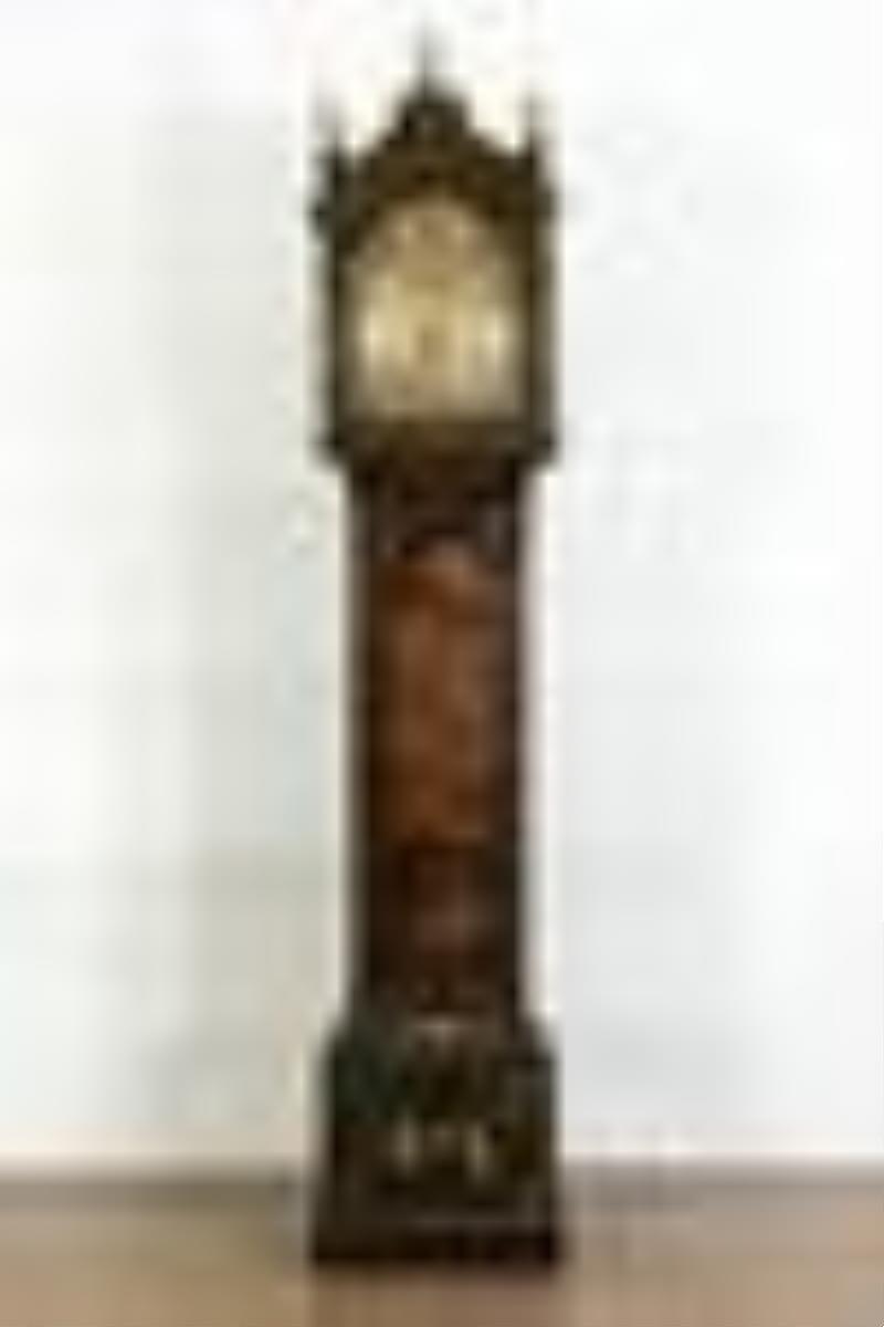 18th C. Chinoiserie Tall Case Clock
