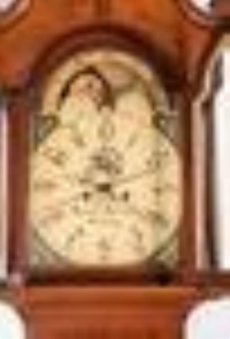 Antique American Pennsylvania Tall Case Clock, Samuel Breneiser