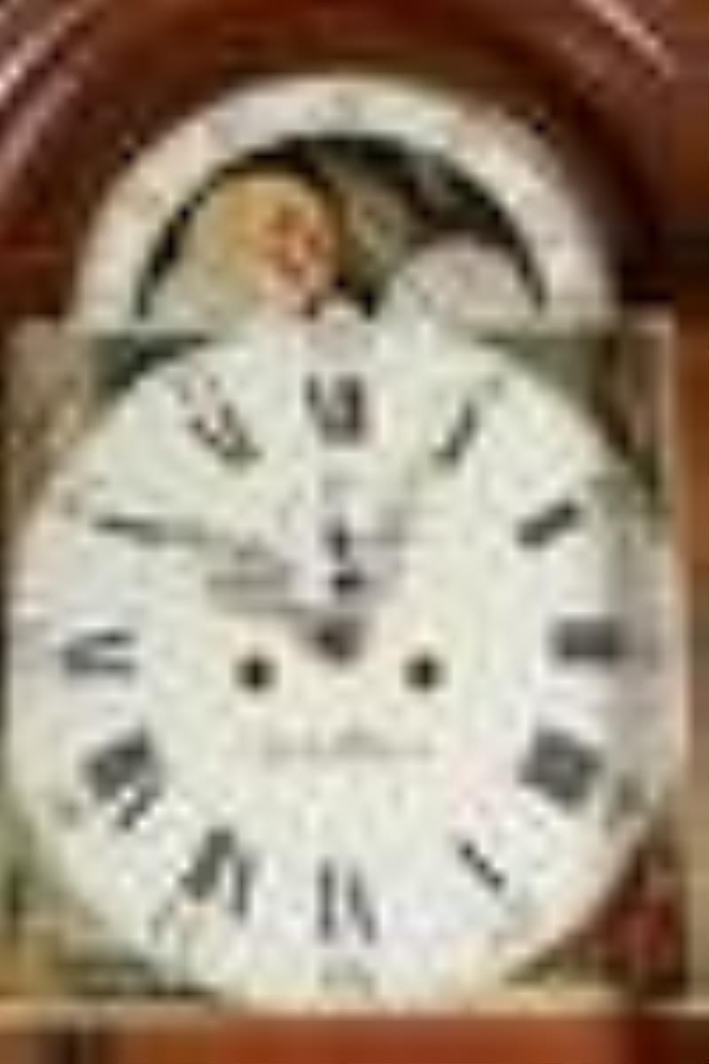 Antique American Aaron Willard Tall Case Clock, signed Aaron Willard