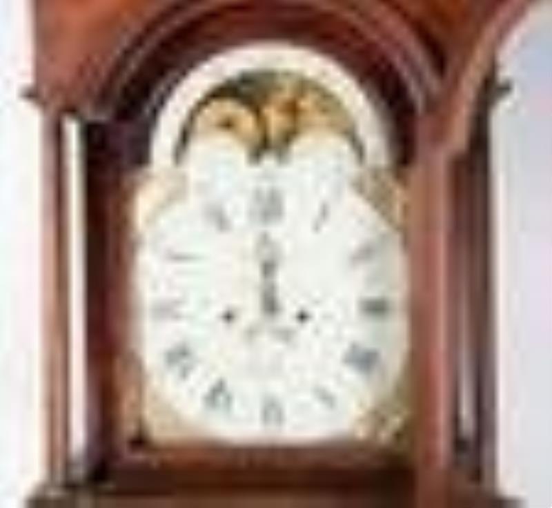 Antique American Pennsylvania Longcase Clock, signed John Hoff, Lancaster