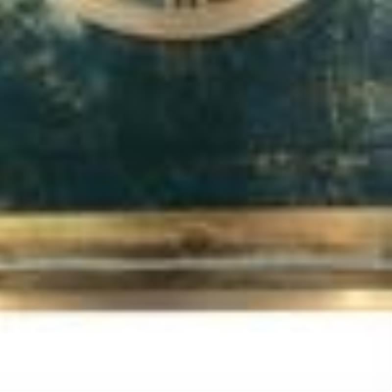 Cartier Green Patinated Bronze Mantle Clock
