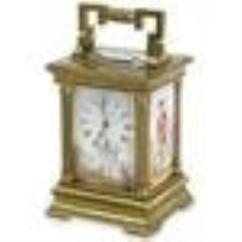 French Bronze Carriage Clock