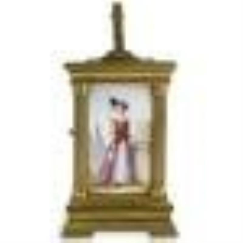 French Bronze Carriage Clock