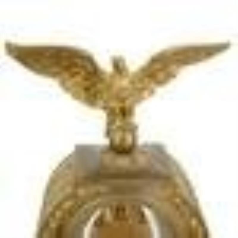 Antique French Bronze Eagle Inkwell