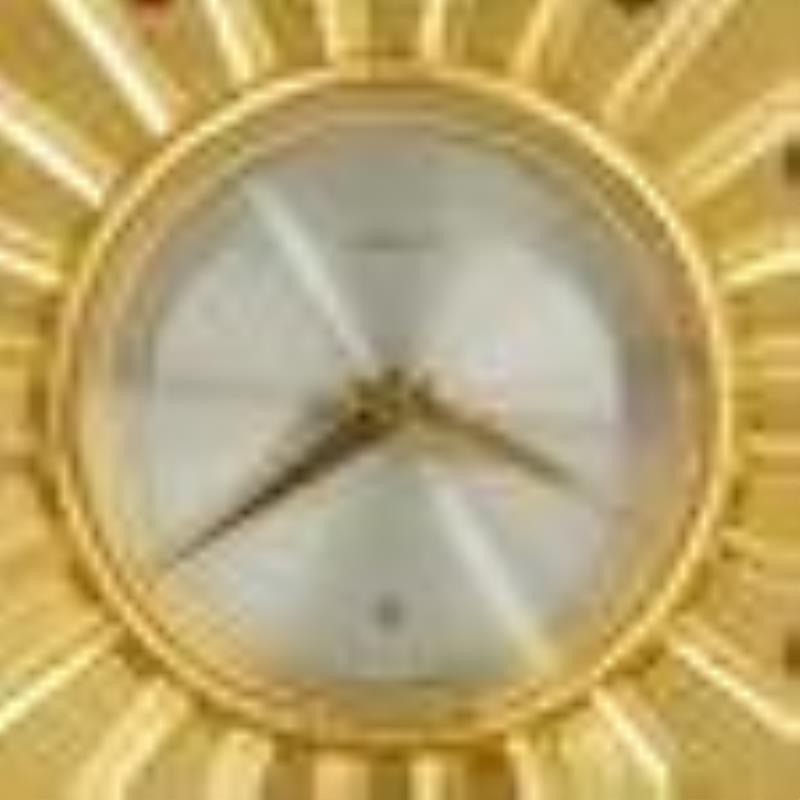 Gubelin 8-Day Enameled Bronze Alarm Desk Clock