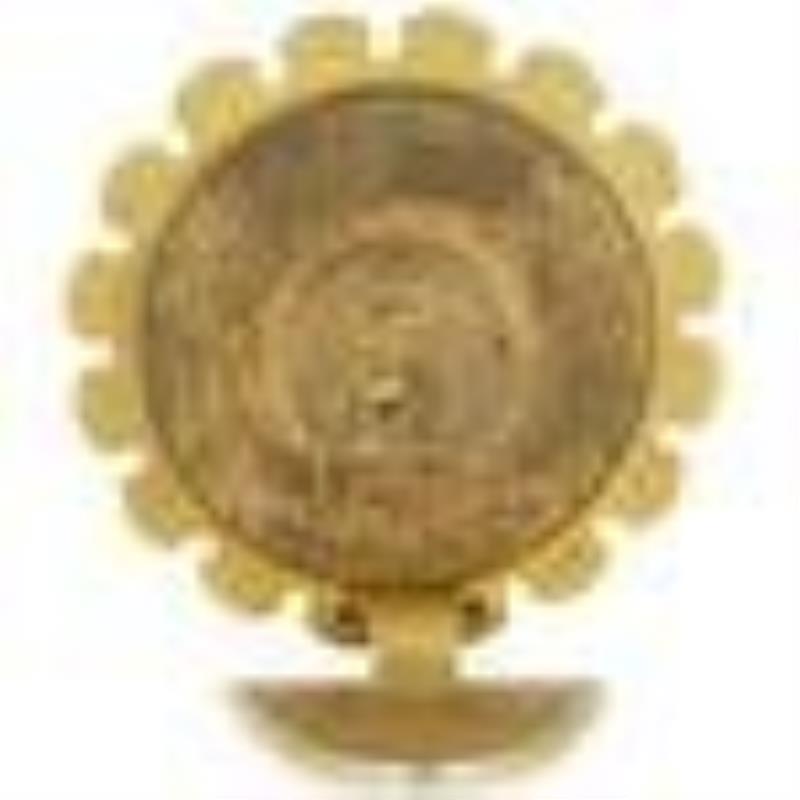IMHOF Gilt Brass Desk Clock