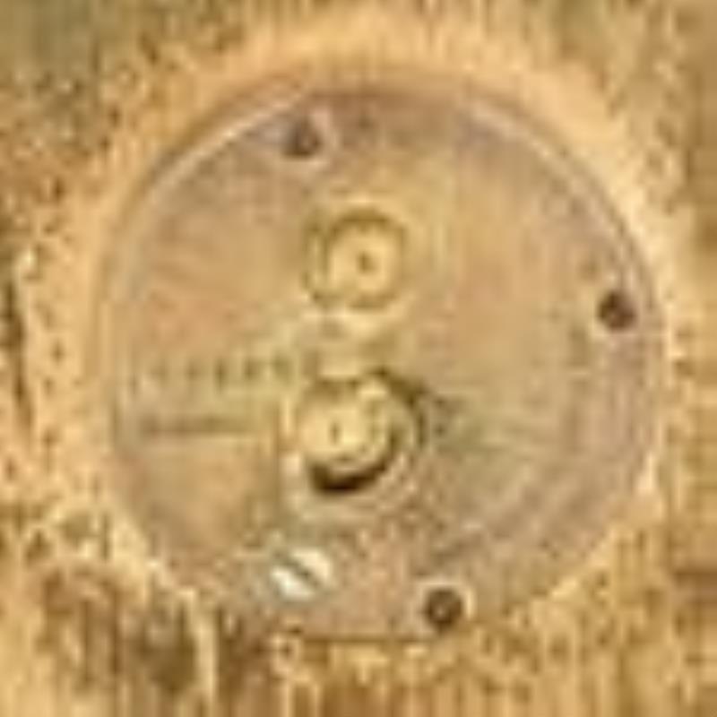 IMHOF Gilt Brass Desk Clock