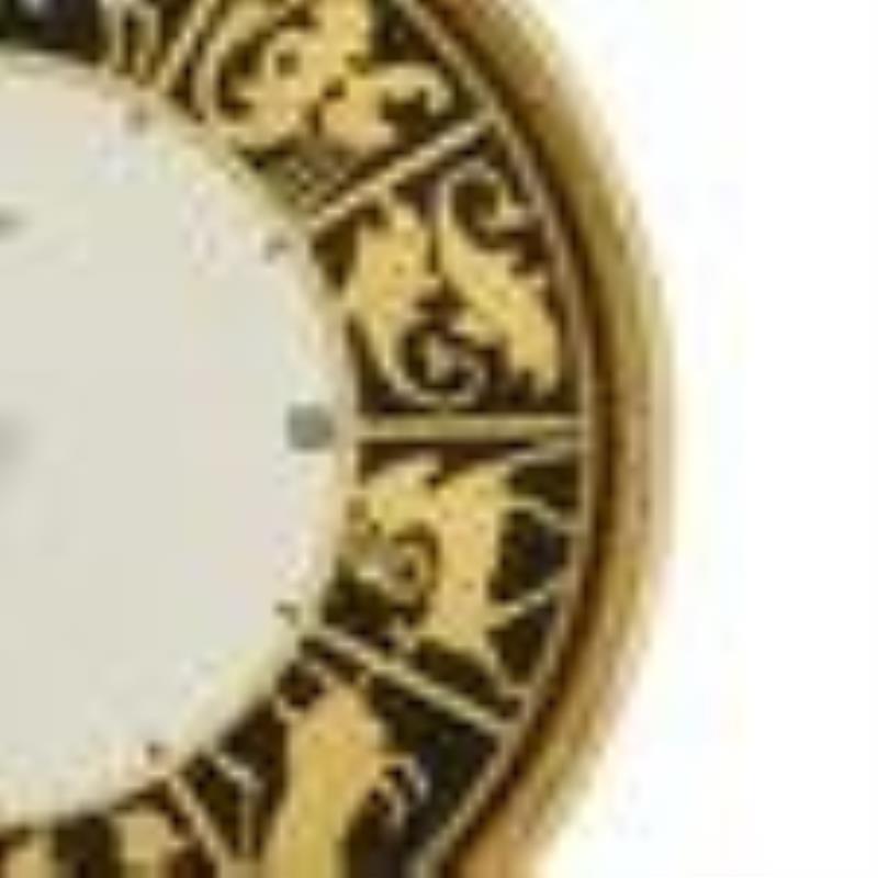 IMHOF Zodiac Gilt Brass Desk Clock