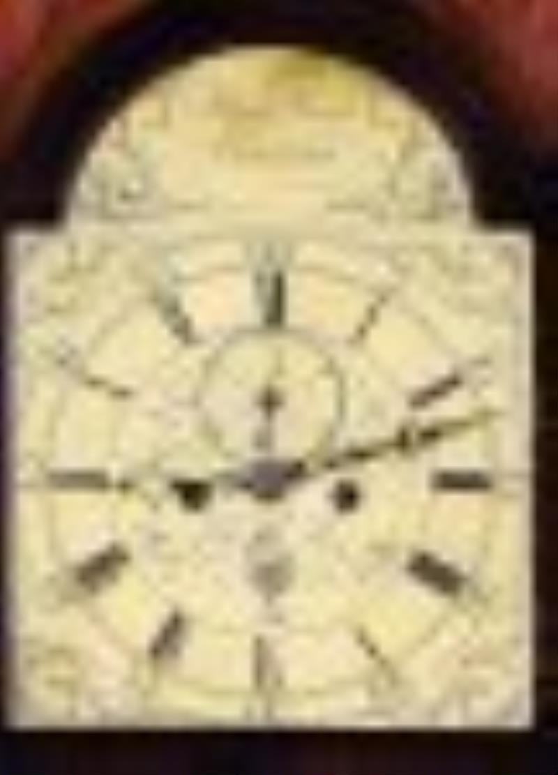 Late George III Satinwood Tall Case Clock